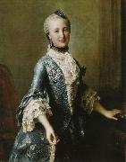 Pietro Antonio Rotari Princess Elisabeth of Saxe oil painting on canvas